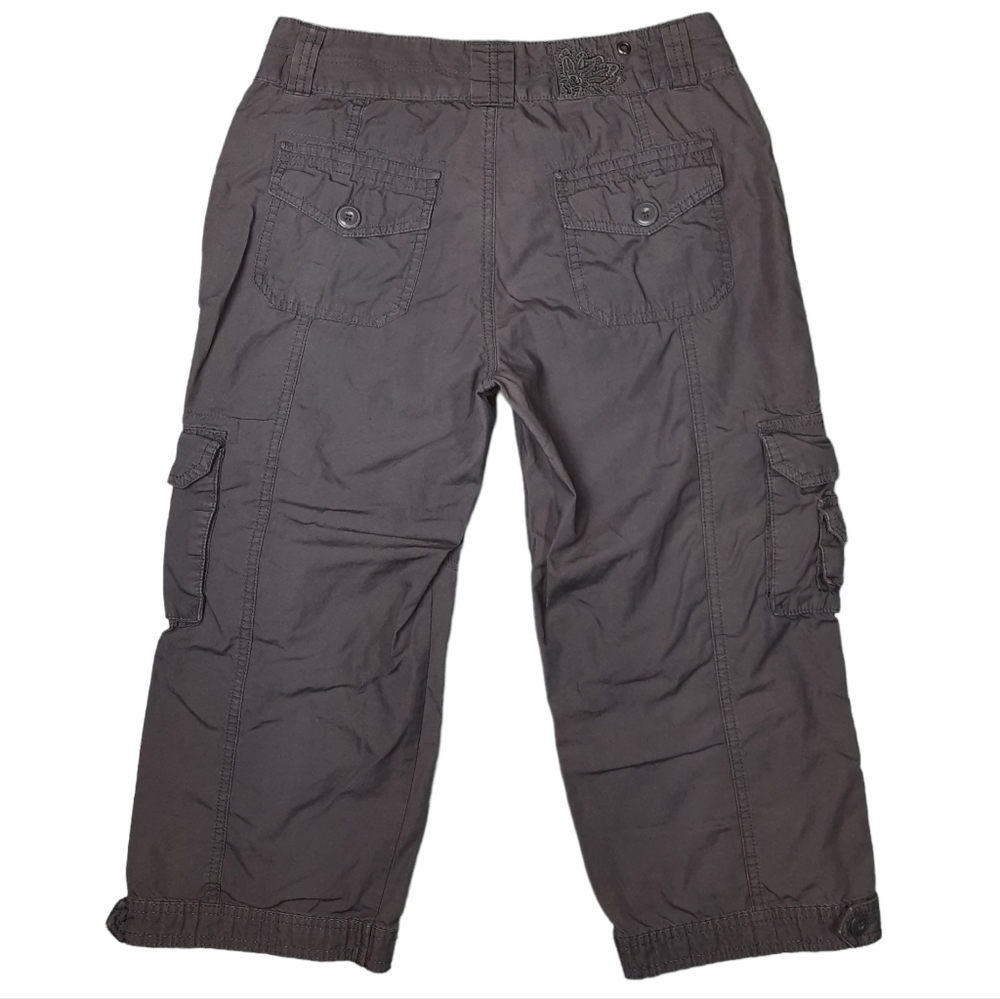 Marvin Richards Gray Khaki Crop Cargo Pant SZ 6 - Picture 5 of 13